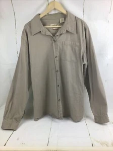 C.E Schmidt Workwear Fit For Her Khaki Cotton Long Sleeve Button Up Top Sz. 3XL - Picture 1 of 13