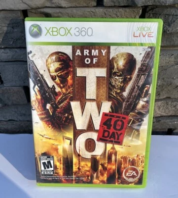 Army of Two: The 40th Day 2010 Microsoft Xbox 360 Complete Works - Image 1 of 3