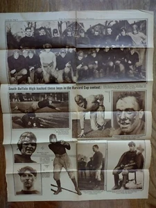 1923 Buffalo NY Express South Buffalo High School Harvard Cup 16 x 21 pagina foto - Foto 1 di 6