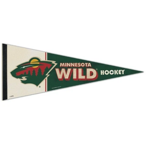 MINNESOTA WILD CLASSIC THROWBACK PREMIUM QUALITY PENNANT 12"X30" BANNER Cover