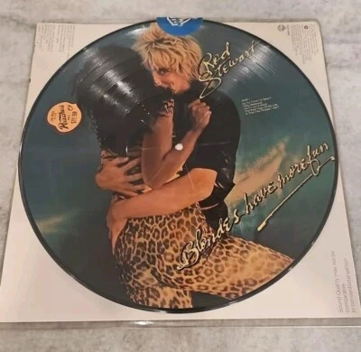 Rod Stewart Picture Disc Blondes Have More Fun 1978 US press vinyl record ex - Image 1 of 4