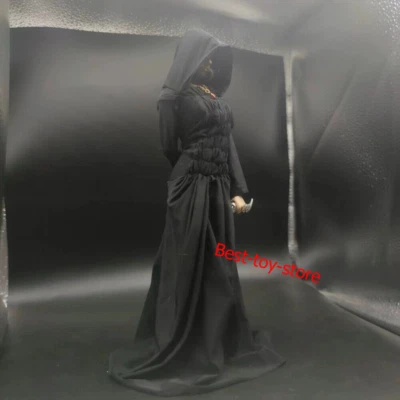 Conjunto de ropa de túnica de bruja negra 1/6 modelo para cuerpo de figura de acción femenina de 12"" Foto 1 de 4