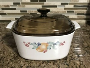 Corning Ware Abundance Muster Kasserolle 3 Liter ~ schön ~ EUC - Bild 1 von 11