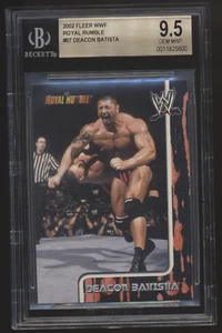 2002 Fleer WWF Royal Rumble #67 Deacon Batista BGS 9.5 Gem Mint RC Rookie - Picture 1 of 3