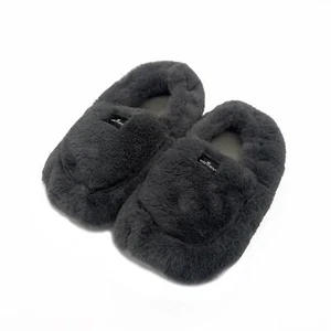 Warmies Luxury Lavender Scented Faux Fur Microwaveable Slippers Steel Clearance - Bild 1 von 5