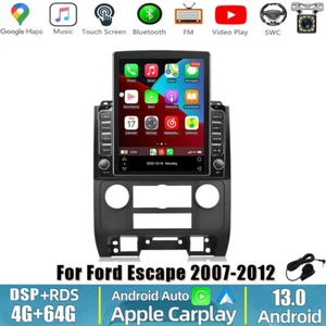 9.7'' 64GB Android 13 For Ford Escape 2007-12 Car Stereo Radio GPS Navi Carplay - Picture 1 of 22