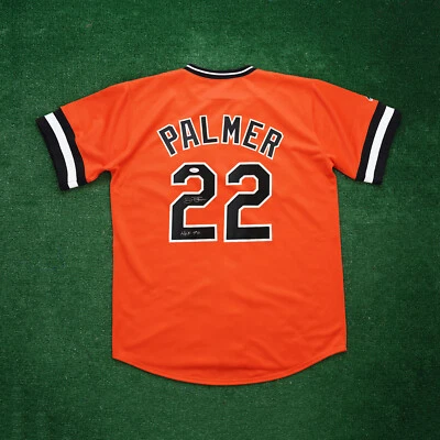 Jim Palmer signed "HOF 90" Baltimore Orioles Orange Cooperstown Jersey JSA - Image 1 of 4