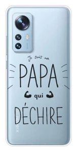 Coque en silicone imprimée compatible Xiaomi Mi 12 Mi 12X Papa qui déchire - Photo 1 sur 3