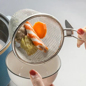 3 Pack Colander Scalding Basket Dad Stainless Steel Pasta Strainer Sieve - Picture 1 of 12