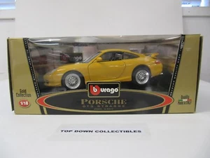 bburago  Yellow  1961  Porsche  GT3 Strasse  1:18 Scale Made In Italy - Picture 1 of 4