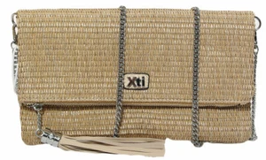 Xti 86436 bag rafia taupe 26 x 2 x 16 cm - Picture 1 of 5