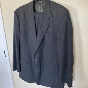 Krizia Vintage Pinstripe Suit Dillards 46L - Picture 1 of 5