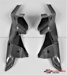 2007-2013 Ducati 848, 1098, 1198 Side Air Duct Covers - 100% Carbon Fiber - Picture 1 of 5