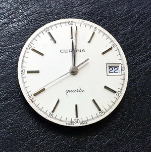 certina 27,5 mm reloj quartz vintage orologio no funciona - Imagen 1 de 2
