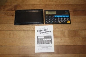 Worlds Smallest Pocket Computer PD-100 Personal Directory SelecTronics Antique - Photo 1/7