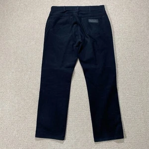 Pantalones de mezclilla Wrangler Texas elásticos para hombre 34x30 negros premium suaves EE. UU. - Imagen 1 de 10