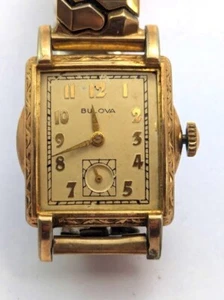Vintage Bulova Men's Wrist Watch, Vintage Watches, Non-running - Picture 1 of 2