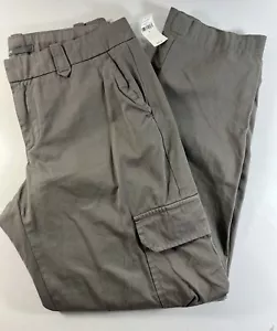 Gap donna cargo taglia 6 grigio tasche 100% cotone dritto Gorpcore NUOVO - Foto 1 di 6