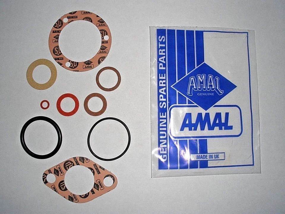 NEW Genuine AMAL 376 Monobloc Carb. GASKET SET for AJS BSA Triumph Norton RKC499