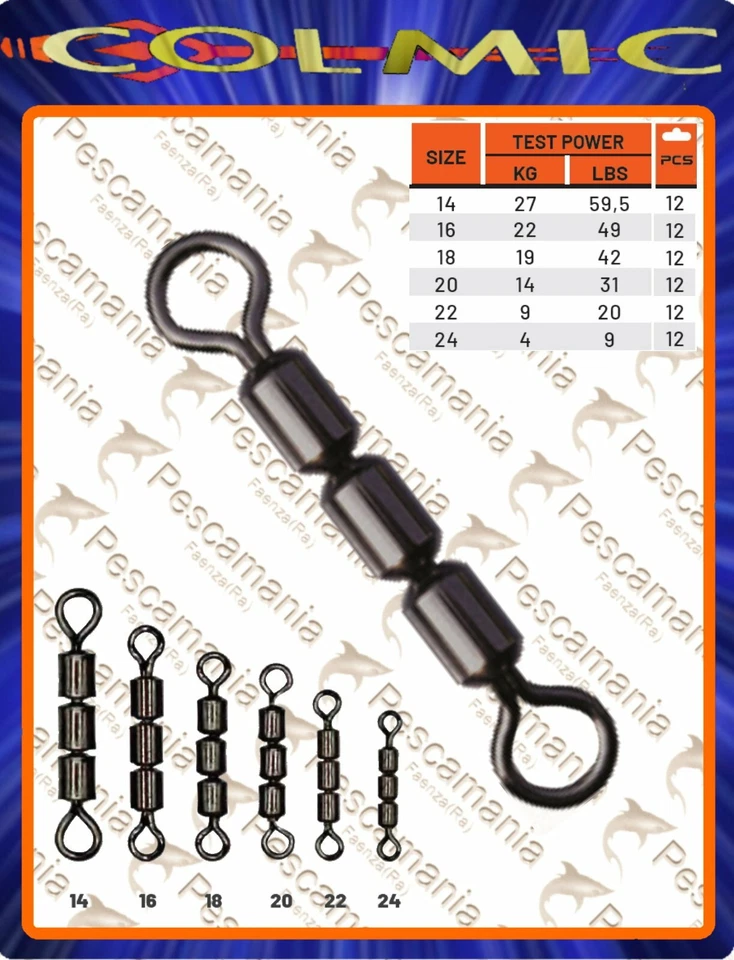 COLMIC SPA Girella tripla trota Colmic ROLLING