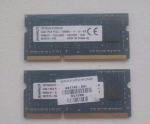 Kingston 8GB DDR3L 1600mhz Sodimm Laptops Memory (2 x 4GB PC3L 12800S) - Picture 1 of 2