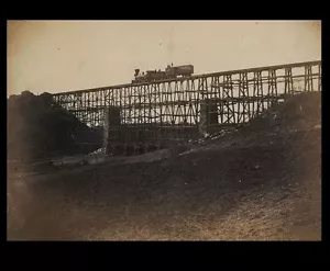 Puente ferroviario de la Guerra Civil de 1862 FOTO Potomac Creek Fredericksburg tren ferroviario - Imagen 1 de 1