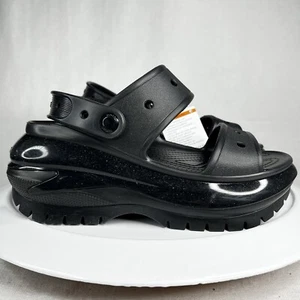 NEU Crocs Classic Mega Crush Sandale schwarz HERREN 6, DAMEN 8 —-NEU MIT ETIKETT - Bild 1 von 10