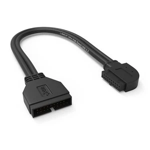 24cm USB 3.2 Gen 2 Internal Adapter 20-Pin Motherboard Header 10Gbps Left - Picture 1 of 6