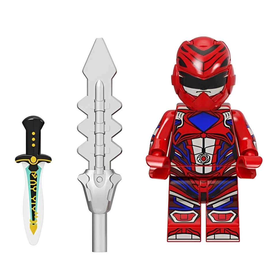 Minifigura personalizada de la película Red Ranger Power Rangers Foto 1 de 1