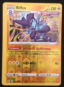 POKEMON MISPRINT ERROR - Riffex Fusions-Angriff Reverse Miscut - Foto 1 di 2