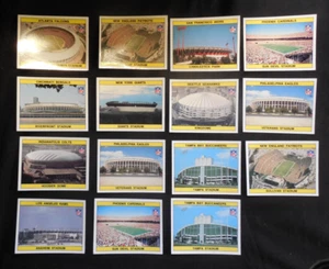 1988 RARE PROOF Panini Sticker NFL team Stadiums U PICK Bengals Rams Dolphins et - Picture 1 of 3