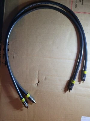 2 ft. long  RG-6 Belden 1694A cable with Klein Tool RCA compression Connector - Image 1 of 3