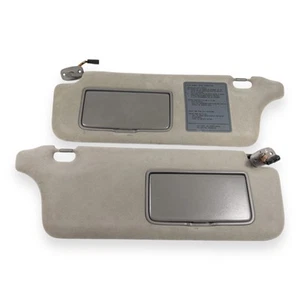 1998-2002 Isuzu Trooper Driver & Passenger Side Sun Visor Pair Set Gray - Foto 1 di 8