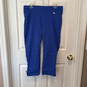 Rafaella Comfort Pants Size 14 Pull On Stretch Cropped Capri  B718 - Picture 1 of 9
