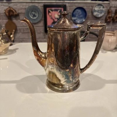 Tetera International Silver Company café plateada 32 OZ Foto 1 de 4