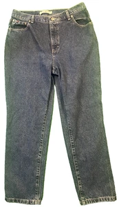 Tommy Hilfiger Women’s High Rise Straight Leg Dark Wash Ankle Jeans Size 12 - Picture 1 of 10