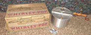 NEW WABASH VALLEY FARMS WHIRLEY POP THE ORIGINAL HAND CRANK POPPING MACHINE - Picture 1 of 4