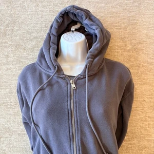 Brandy Melville Full Zip Hoodie Sweatshirt Christy Style 22" pit to pit Med - Picture 1 of 12