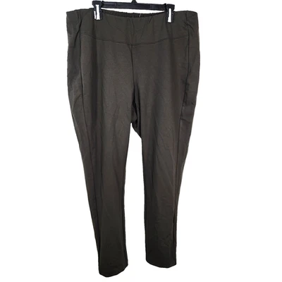 J Jill Mujer Leggings Pantalones Talla 3X Ponte Tejido Tirar de tiro alto Verde Adelgazante Foto 1 de 4