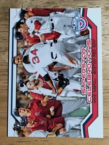 2014 Topps Opening Day Superstar Celebrations #SC15 Mike Napoli - Picture 1 of 2