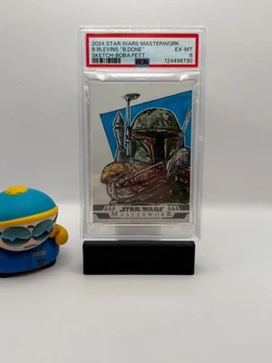 2024 Star Wars Masterworks Artist Sketch Card Boba Fett 1 of 1 - Image 1 of 3