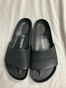Sandali Birkenstock Barbados neri gomma EVA slide unisex taglia 38 M5 L7 245 - Foto 1 di 5