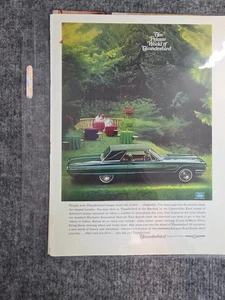 Pubblicità rivista originale Ford Thunderbird 1965 vintage set di 2 pubblicità stampa - Foto 1 di 4