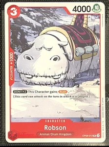 Robson - One Piece TCG Two Legends - Bandai English - Uncommon - Picture 1 of 1