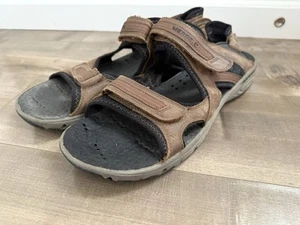Merrell Cambrian Strap Dark Earth Sandal Vibram Sole Men 13 Performance Hiking - Picture 1 of 14