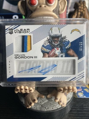 2015 Panini Clear Vision - Rookie Melvin Gordon Clear Choice RPA /25 - Image 1 of 2