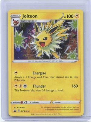 SWSH: Sword & Shield Promo Cards #SWSH094 Jolteon Cosmos Foil Promo - Image 1 of 2