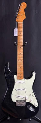 Fender Vintera II Road Worn '60s Stratocaster Electric Guitar Gloss Black w Case - Image 1 of 4