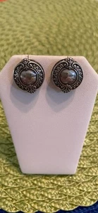 Brighton Round Pierced Earrings - Picture 1 of 4