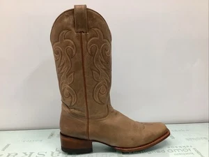 Shyanne Women's Xero Gravity Wren Square Toe Western Boots Brown 11M,preowned. - Picture 1 of 11